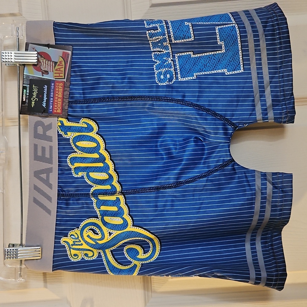 THE SANDLOT X AEROPOSTALE LIMITED EDITION BOXER BRIEF: BLUE: NEW WITH TAGS: SZ M